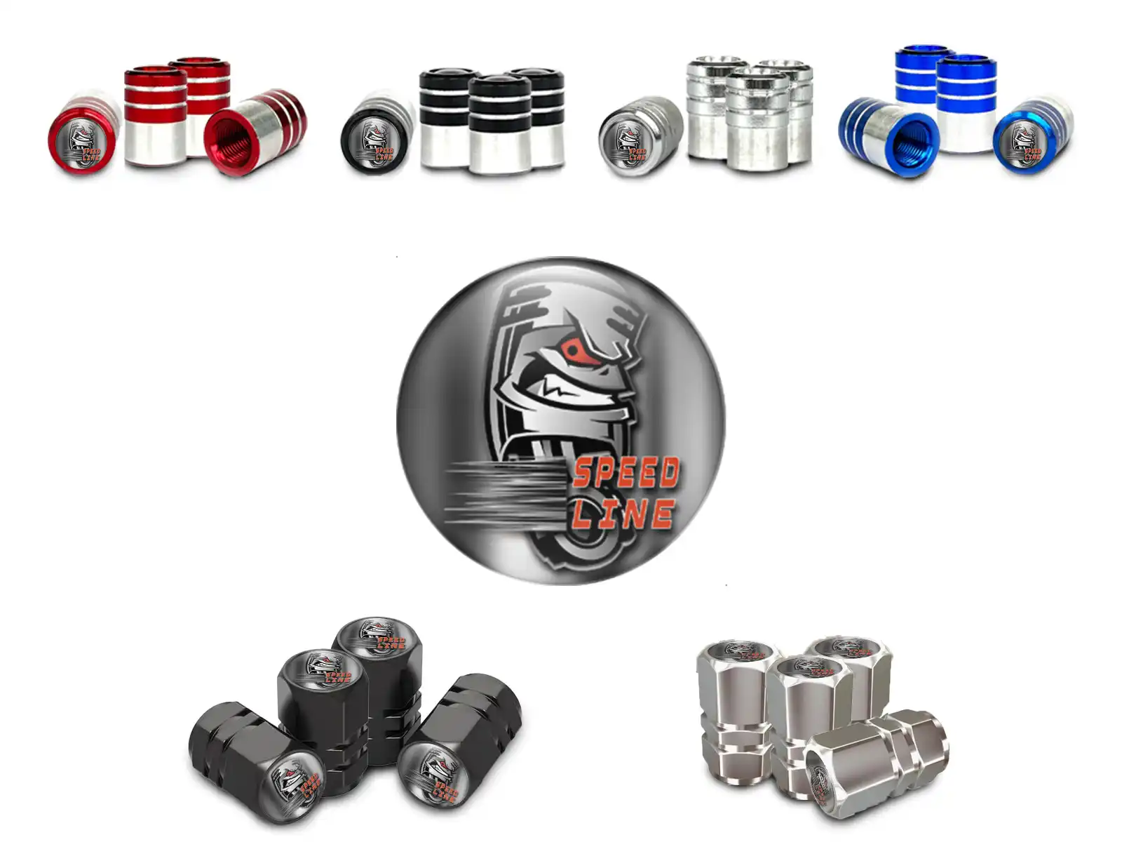 Tire Valve Stem Caps for Motorcycle Max Design